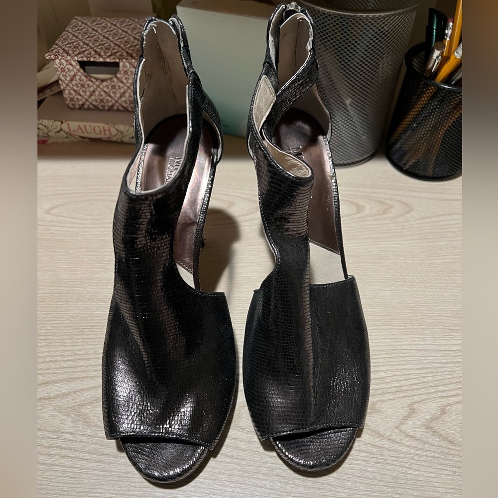 Michael Kors Metallic Silver Heels